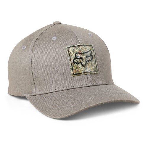 Czapeczka z daszkiem FOX SAME LEVEL FLEXFIT Pewter.jpg