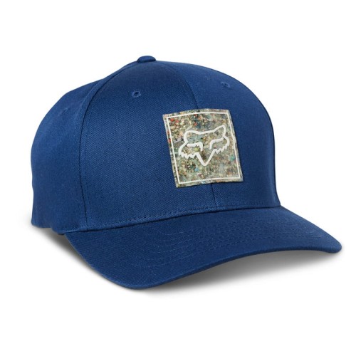Czapeczka z daszkiem FOX SAME LEVEL FLEXFIT Deep Cobalt.jpg