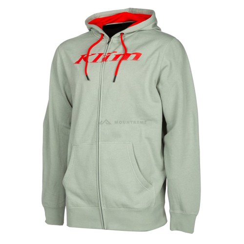 Bluza SHADOW ZIP UP HOODIE Slate Gray - Fiery Red.jpeg