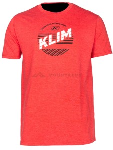 Koszulka KLIM KINETIC SS T Red Frost - Black
