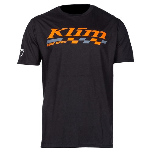 Koszulka KLIM RACE SPEC SS T Black - Strike Orange.jpeg