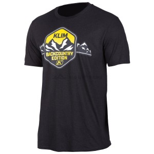 Koszulka KLIM BACKCOUNTRY EDITION SS T Black - Yellow