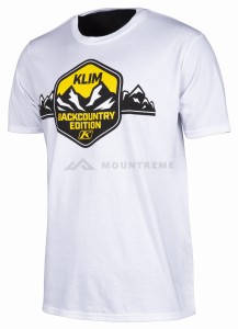 Koszulka KLIM BACKCOUNTRY EDITION SS T White - Yellow
