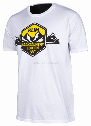 Koszulka KLIM BACKCOUNTRY EDITION SS T White - Yellow3.jpeg