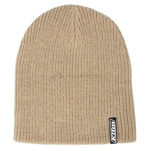 Czapka KLIM CORE BEANIE Tan - White