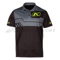 Koszulka KLIM LAUNCH POLO Castlerock Gray - Black.jpeg