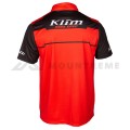 Koszulka KLIM LAUNCH POLO Fiery Red - Black2.jpeg