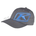 Czapeczka KLIM RIDER HAT Asphalt - Electric Blue Lemonade.jpeg