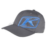 Czapeczka KLIM RIDER HAT Asphalt - Electric Blue Lemonade