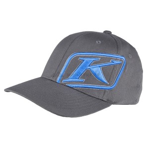 Czapeczka KLIM RIDER HAT Asphalt - Electric Blue Lemonade