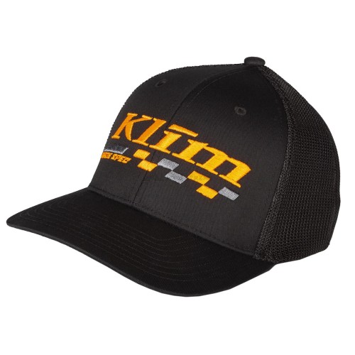 Czapeczka KLIM RACE SPEC HAT Black - Strike Orange.jpeg