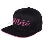 Czapeczka z daszkiem KLIM SLIDER HAT Black - Knockout Pink