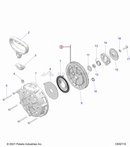 Linka szarpaka do skutera śnieżnego POLARIS Nr 3041994