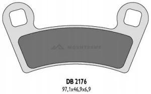 KLOCKI HAMULCOWE DELTA BRAKING KH456 POLARIS - ZASTĘPUJĄ DB2176MX-D ORAZ DB2176QD-D