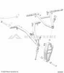 Wahacz górny, lewy do SKUTERA ŚNIEŻNEGO POLARIS TITAN, MATRYX '25-26