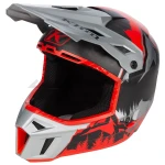 Kask KLIM F3 Carbon Helmet ECE DNA Fiery Red - Monument Gray