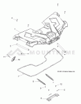 Pokrywa bagażnika przód  ASM-RACK FRONT W/PLUGS BLK (POLARIS SPORTSMAN 570 2636574-070 )