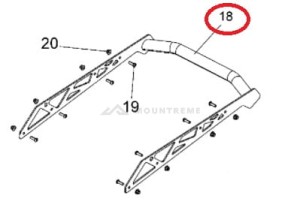 Bumper tylni REAR EXTREME MBLK 1022533-458
