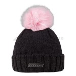 Czapka KLIM POM BEANIE Charcoal - Pink
