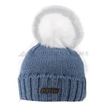 Czapka KLIM POM BEANIE Denim-White