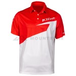 KOSZULKA KLIM RACE SPEC POLO High Risk Red - White