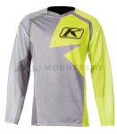 Koszulka rowerowa MOJAVE JERSEY, szaro-żółta 