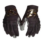 Rękawice off-road XC LITE GLOVE czarne ze złotym logiem 