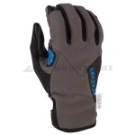 Rękawice KLIM INVERSION GLOVE Asphalt - Electric Blue Lemonade