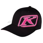Czapeczka KLIM RIDER HAT Black - Knockout Pink