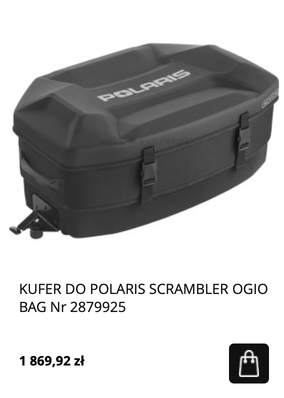 Kufer do polaris scrambler-