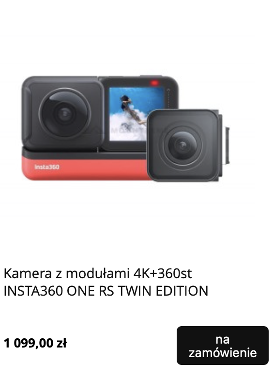 Kamera cofania do quada