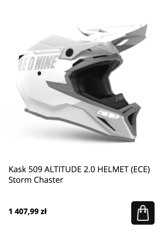 Kasd marki Ride509 do jazdy quadem