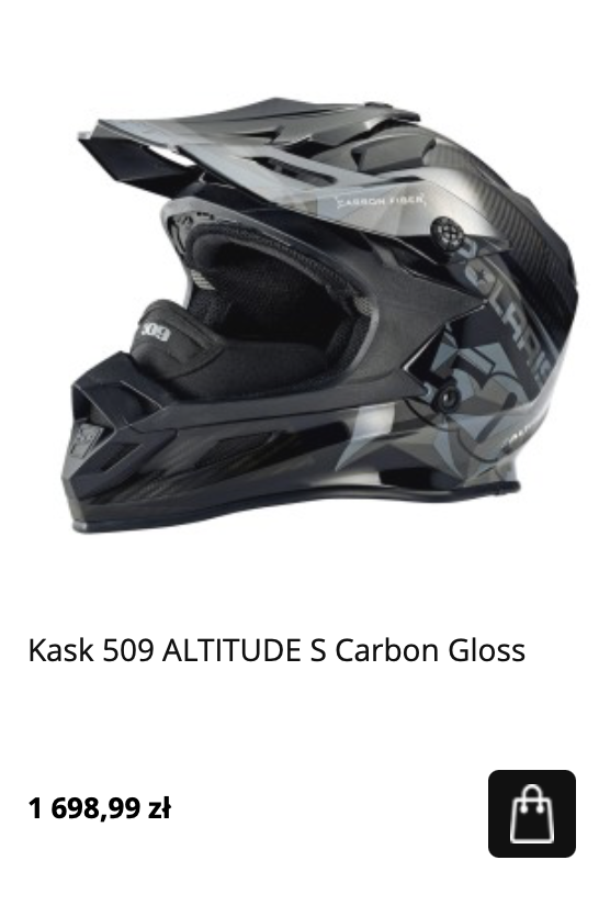 Carbonowy kask na quada Ride509