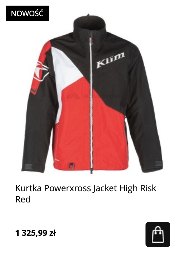 Kurtka powercrossa do jazdy quadem