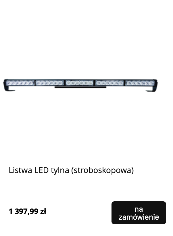 Listwa LED doquada tylna stroboskopowa