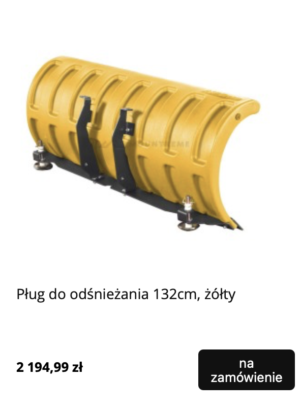 Plug do quada do odśnieżania