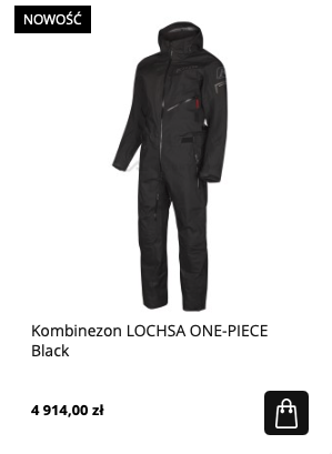 Kombinezon lochsa czarny na quada