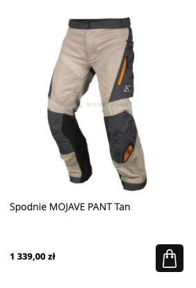 Spodnie do jazdy quadem