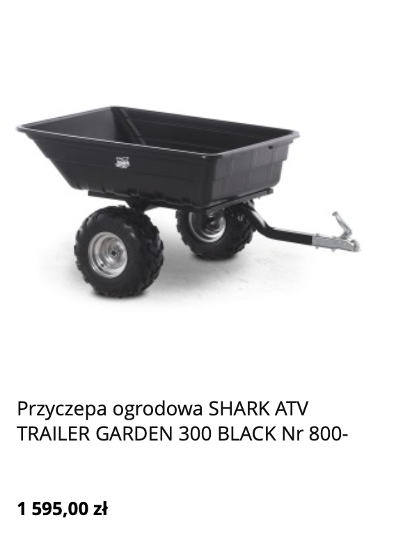 Przyczepa transportowa laweta do quada