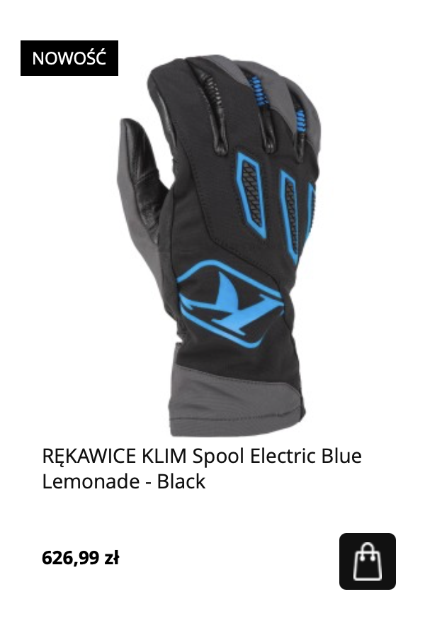 Rękawice KLIM do jazdy quadem