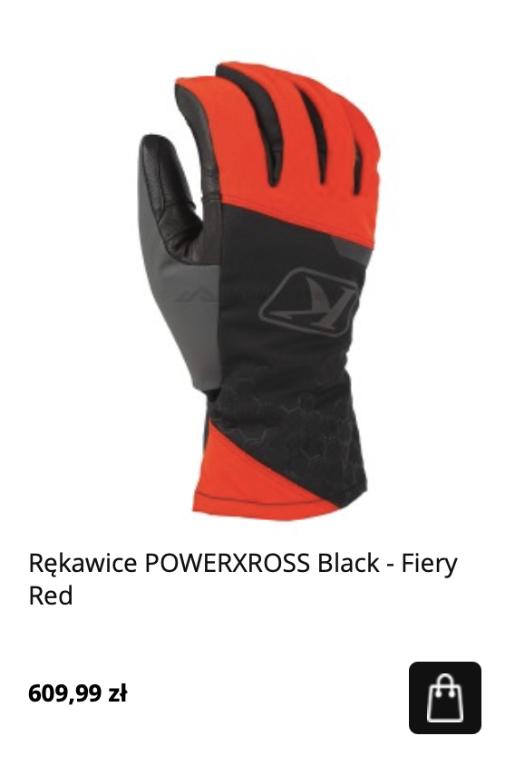 Ochronne rękawice do jazdy quadem