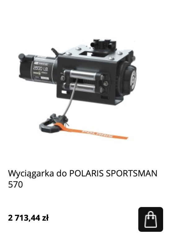 Wyciagarka do polaris sportsman 570